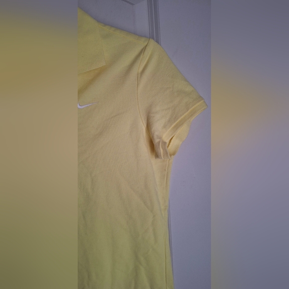 Nike Women's Dri-FIT Victory Golf Polo Sz L SPORT OUTDOORS BUTTER YELLOW - Picture 7 of 9